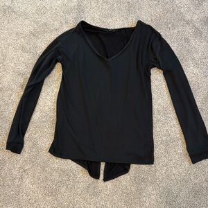 Open Back Long Sleeve Top